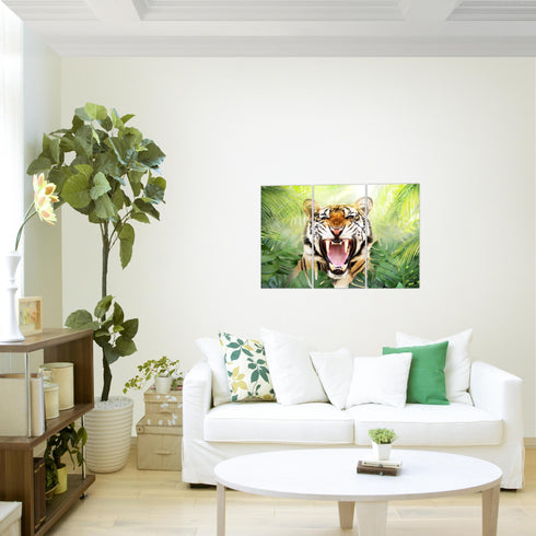 Wandbilder Wohnzimmer XXL Tieger Abstrakt Moderne Bilder Tiere